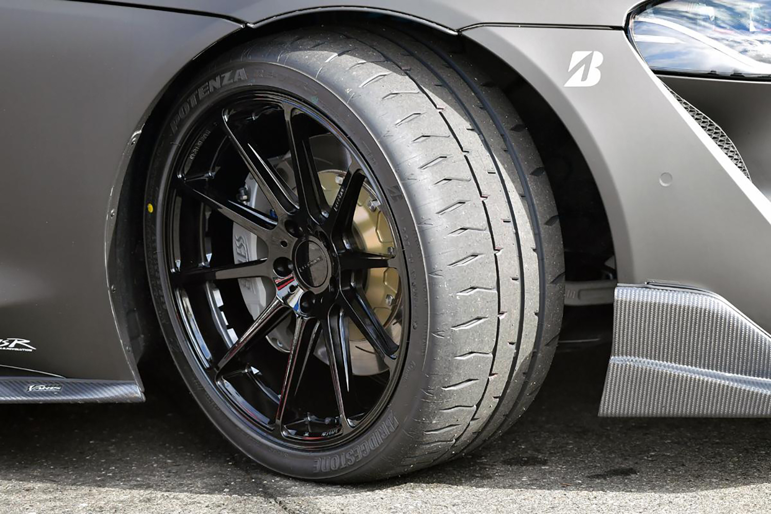 太めのタイヤのイメージ