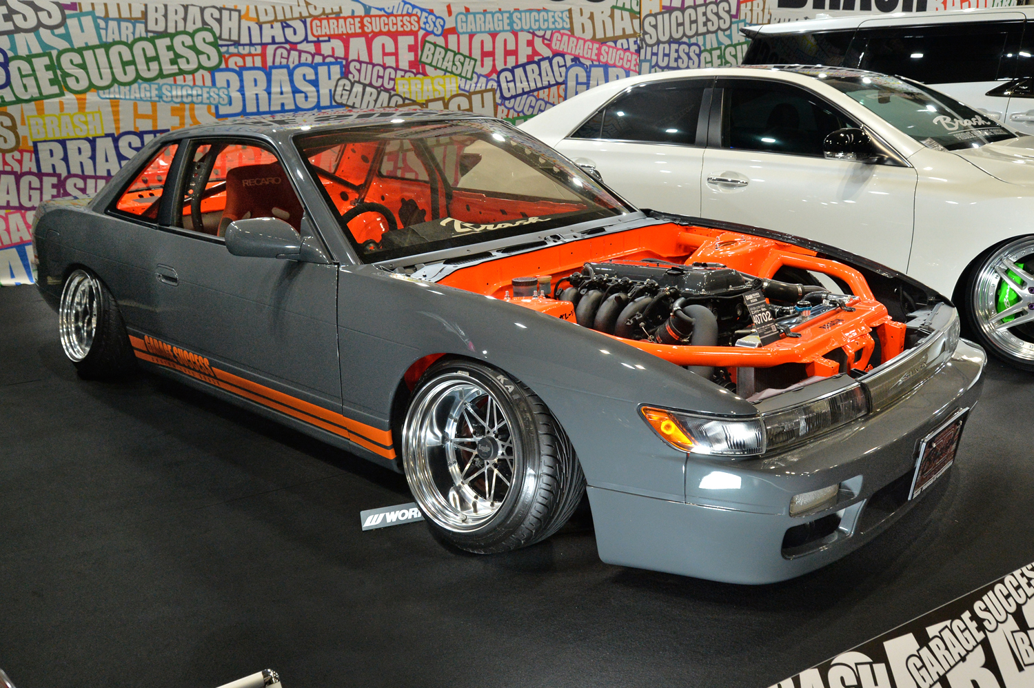 大阪オートメッセ2026で展示されてたS13シルビア