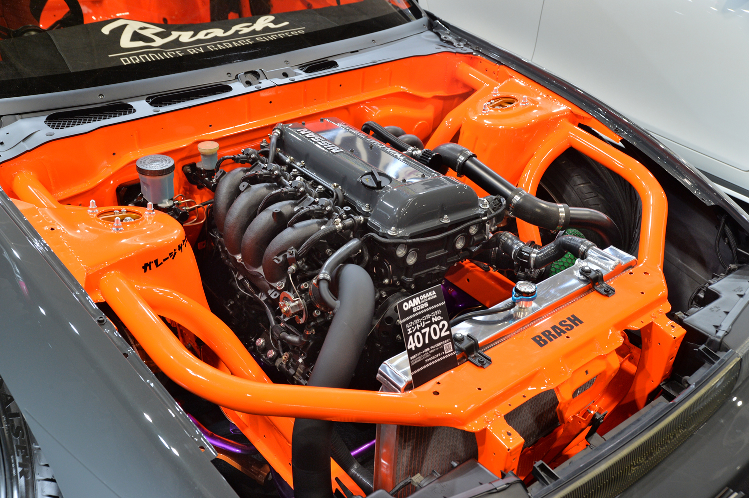 大阪オートメッセ2026で展示されてたS13シルビア