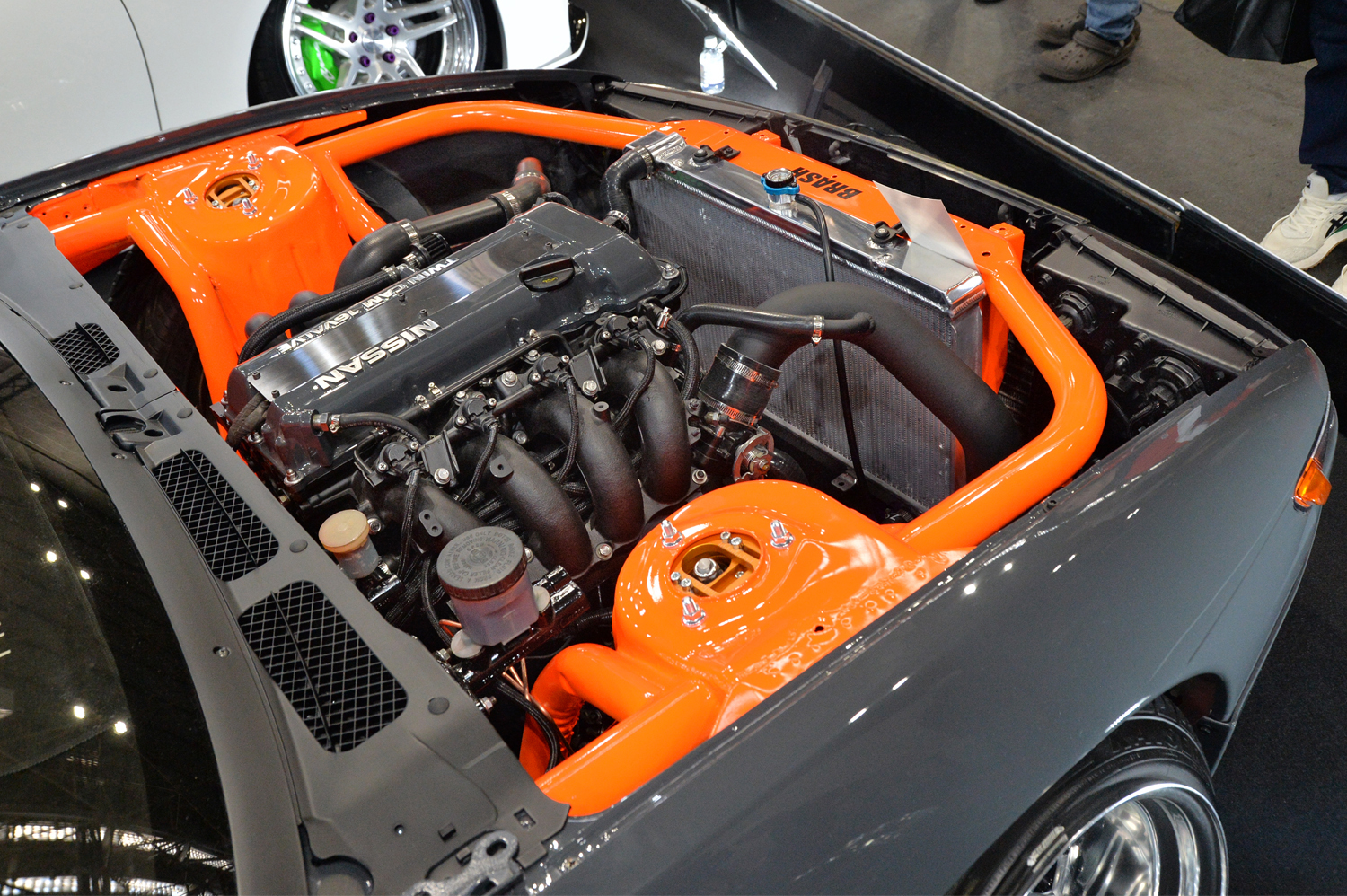 大阪オートメッセ2026で展示されてたS13シルビア