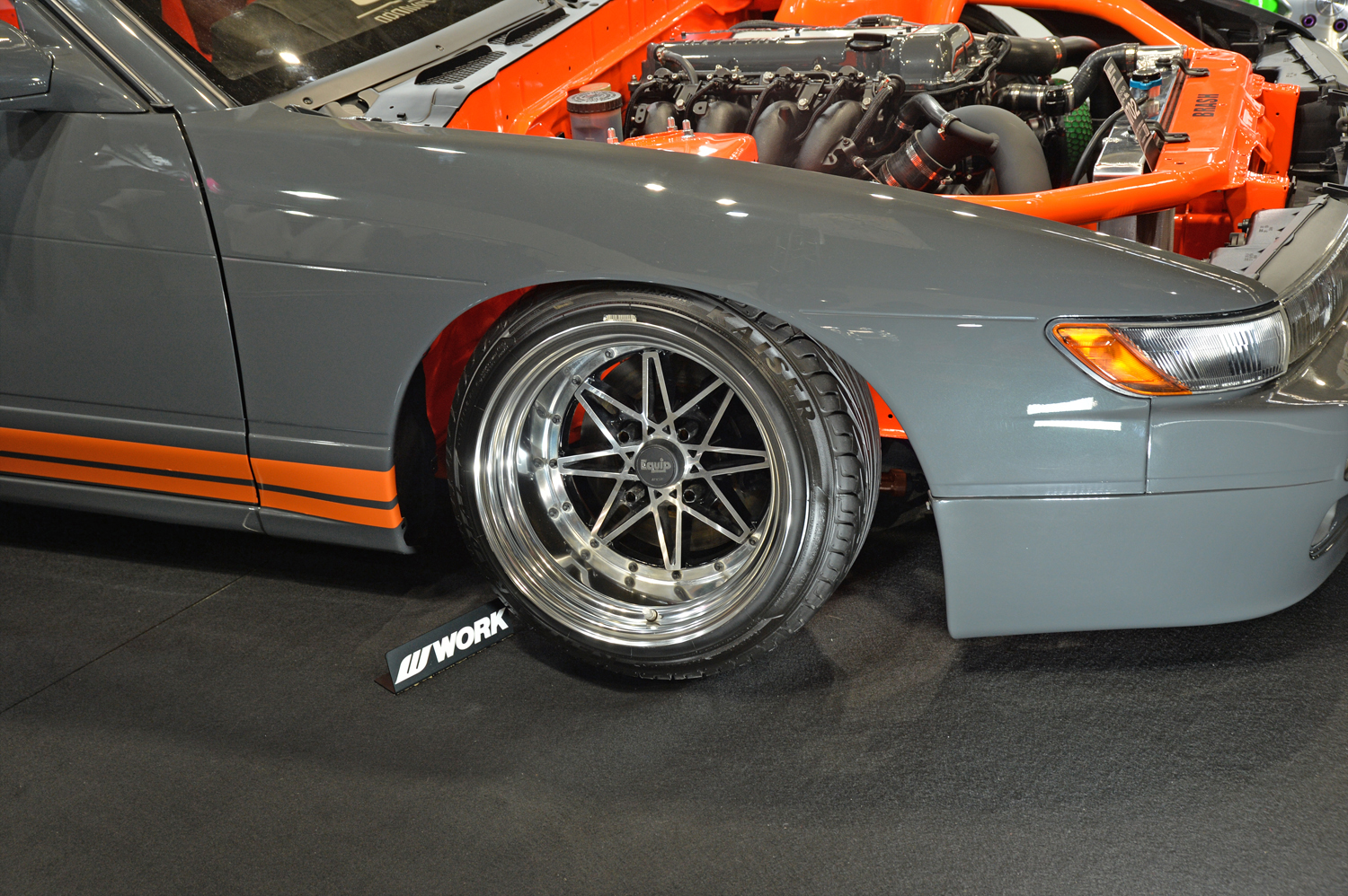 大阪オートメッセ2026で展示されてたS13シルビア