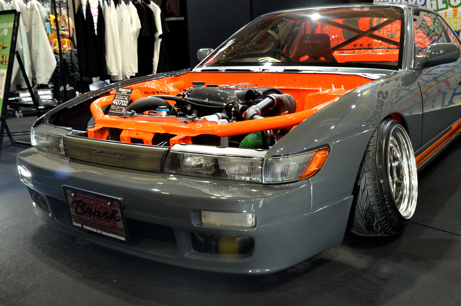 「GARAGE SUCCESS」のS13シルビアの度肝を抜かれる圧巻のマシンメイキングに脱帽【大阪オートメッセ2026】