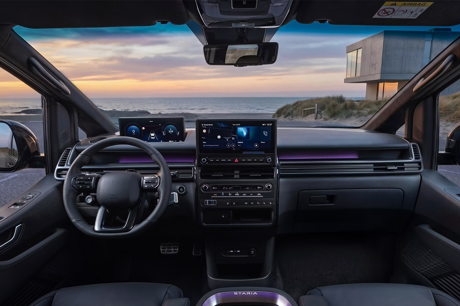 ヒョンデ・スターリアエレクトリックの車内 〜 画像12