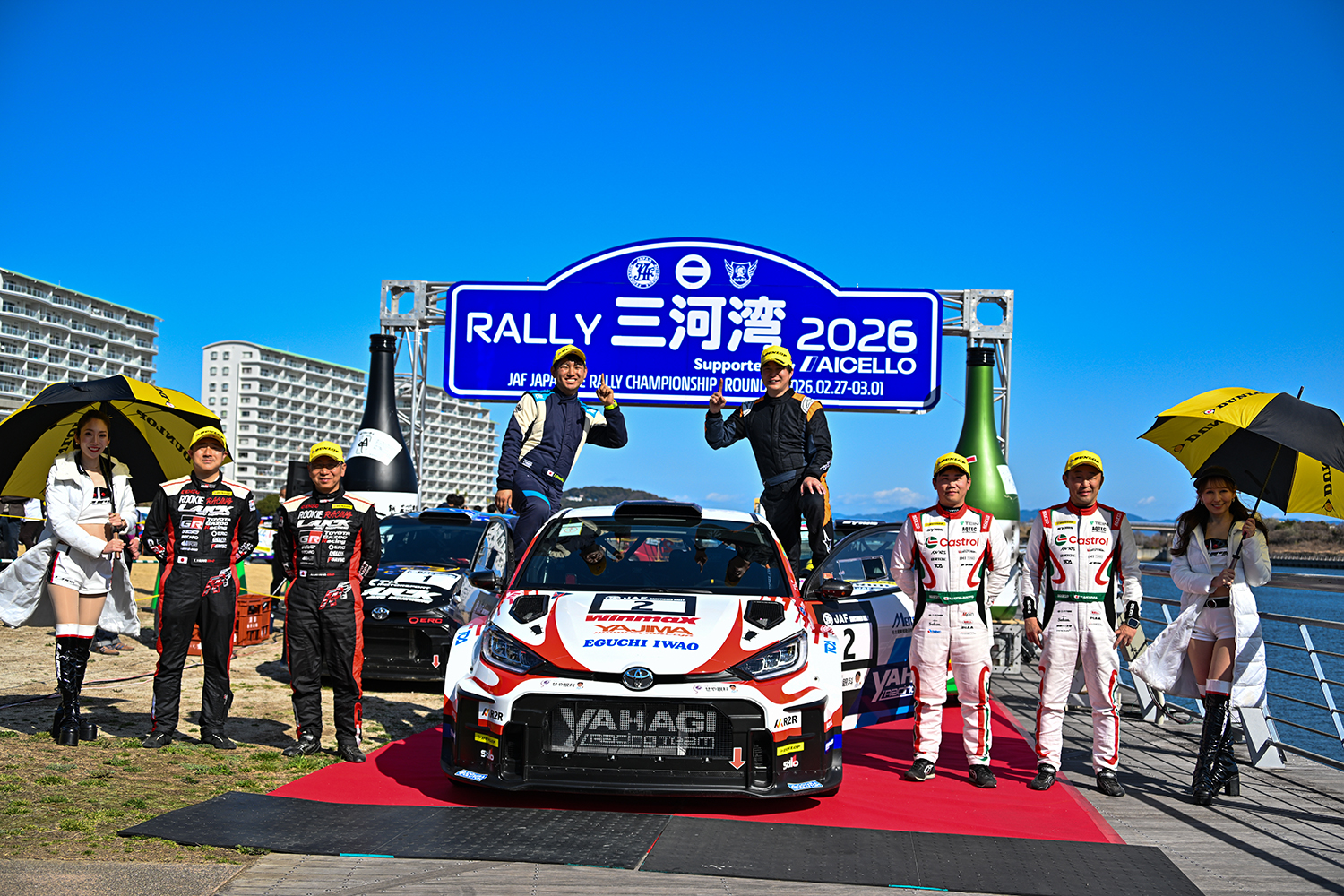 全日本ラリー選手権第1戦「RALLY三河湾」で新井大輝が圧巻の走りを披露