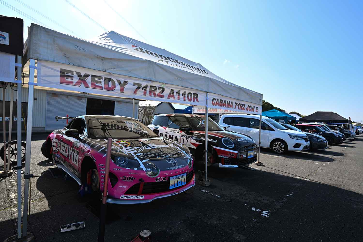 全日本ジムカーナ選手権・第1戦「ジムカーナin筑波」の様子