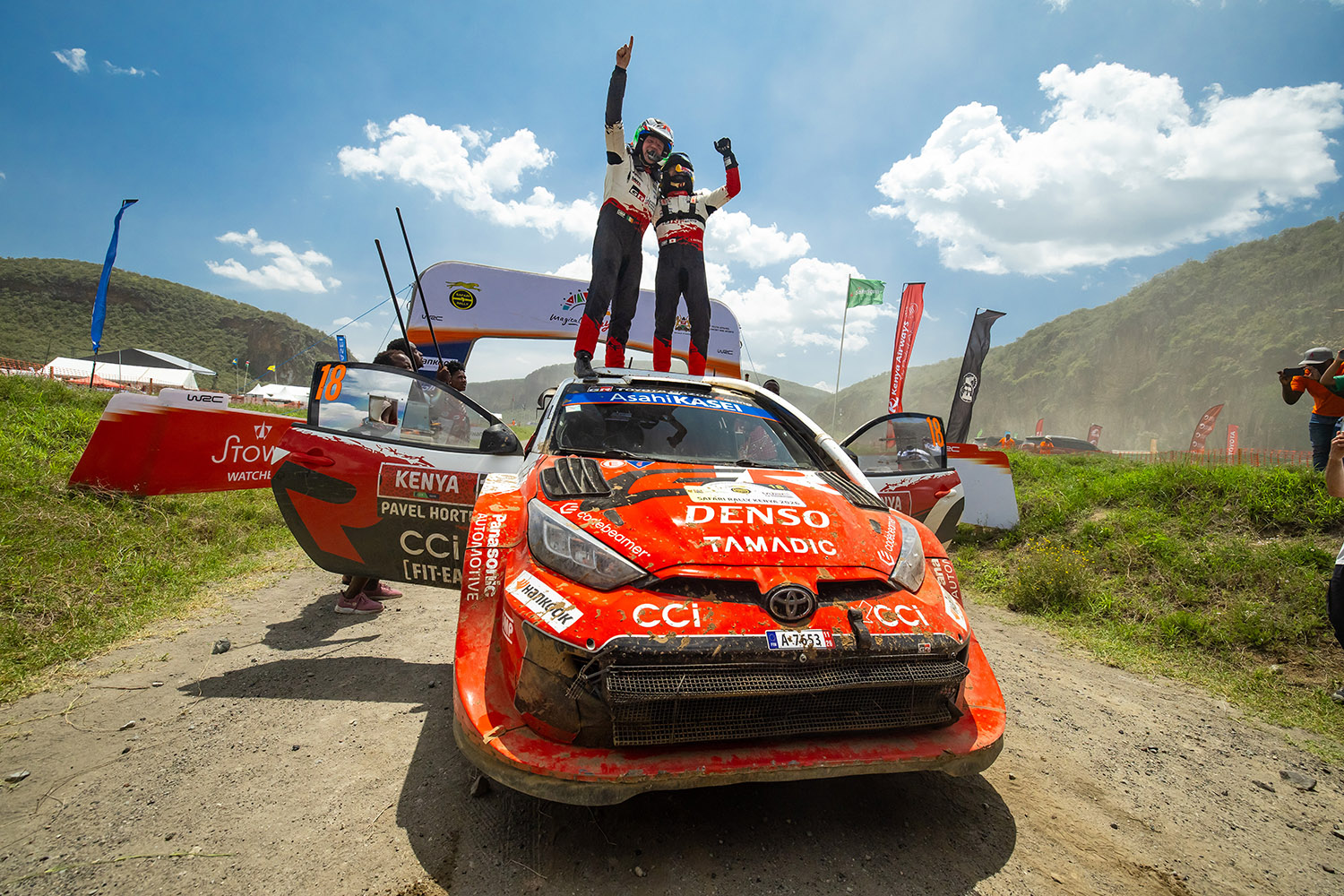 トヨタの勝田貴元がWRCにおいてもっとも過酷なサファリラリーで初優勝