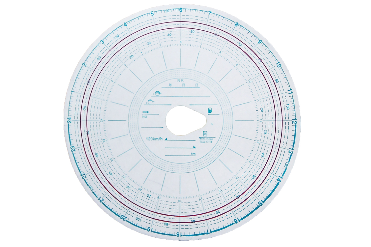 アナログタコグラフのイメージ