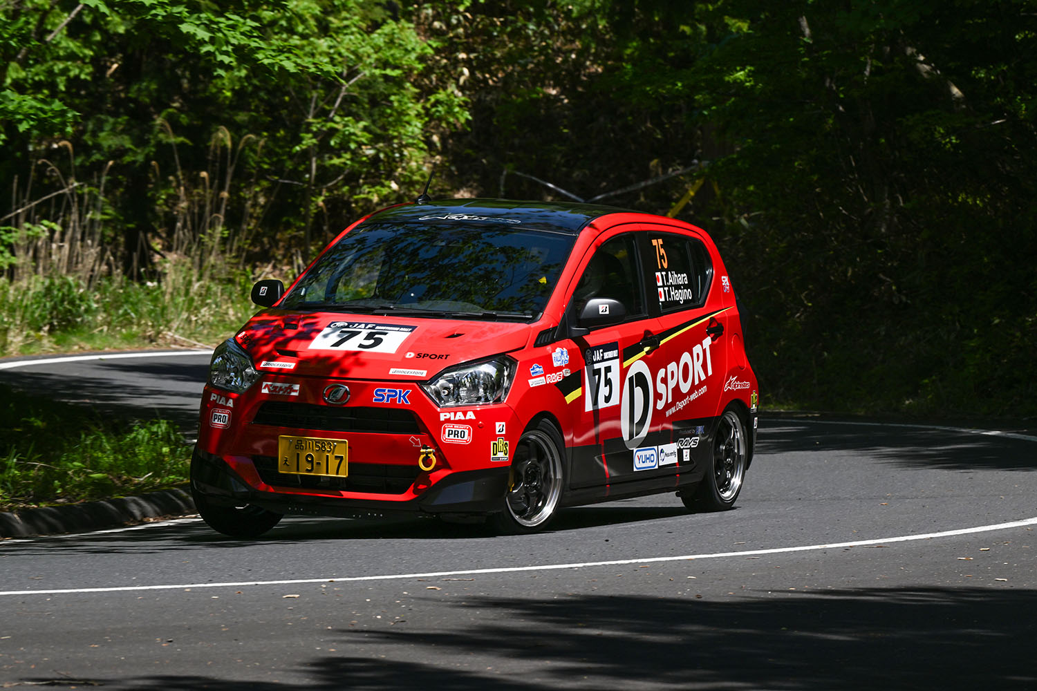 D-SPORT Racing Teamが持ち込んだミライースターボ