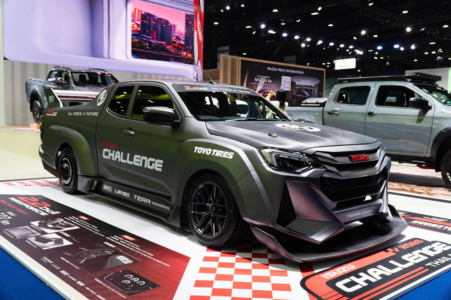 Isuzu Challenge Thailand 2026用のD-MAX 