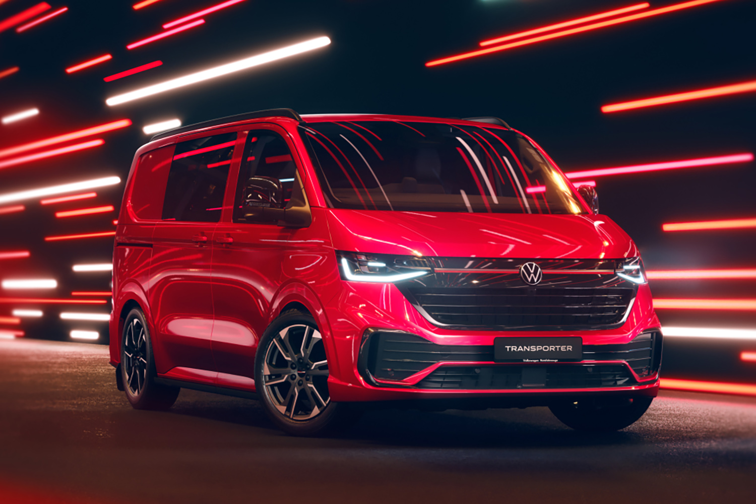 フォルクスワーゲン・トランスポーター・スポーツラインのフロントスタイリング