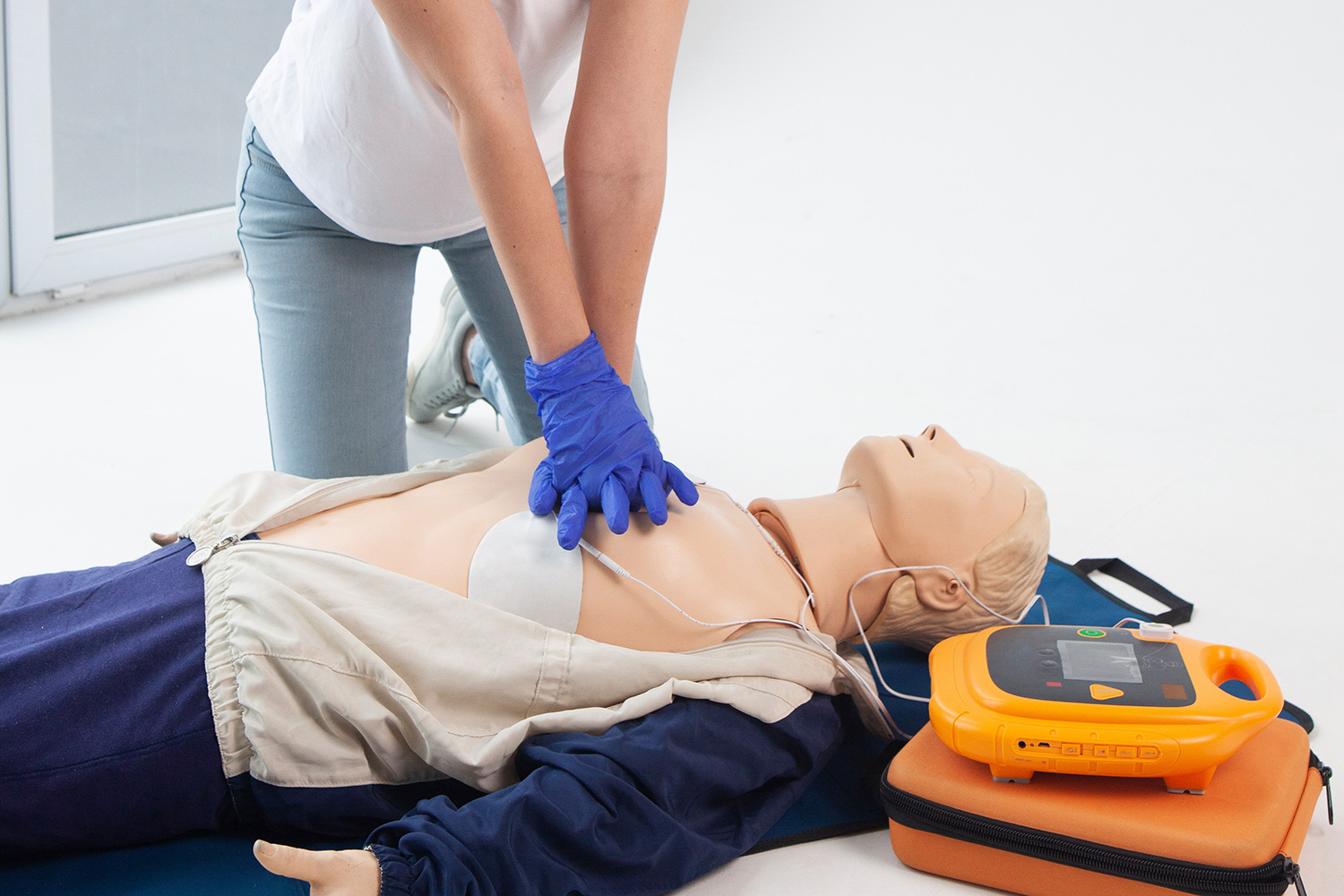 人工呼吸の講習