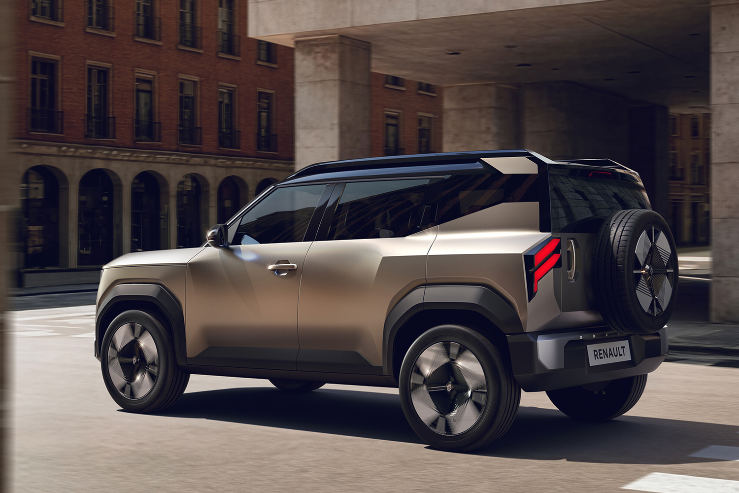 ルノー・ブリッジャーのリヤスタイリング