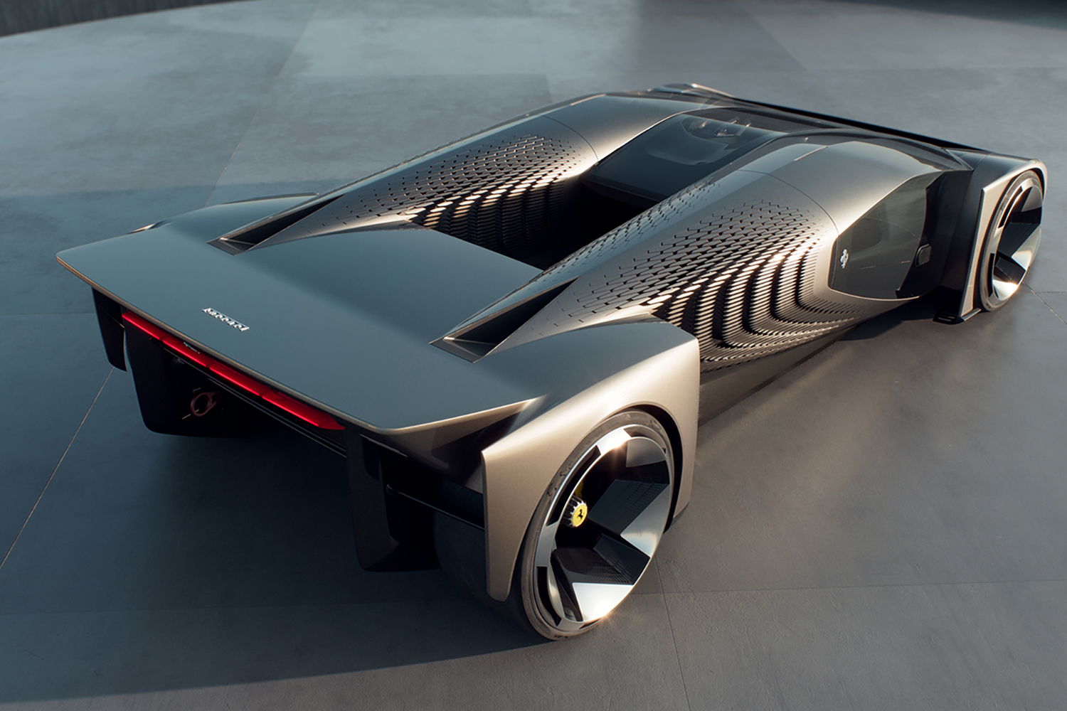 フェラーリF76のリヤスタイリング