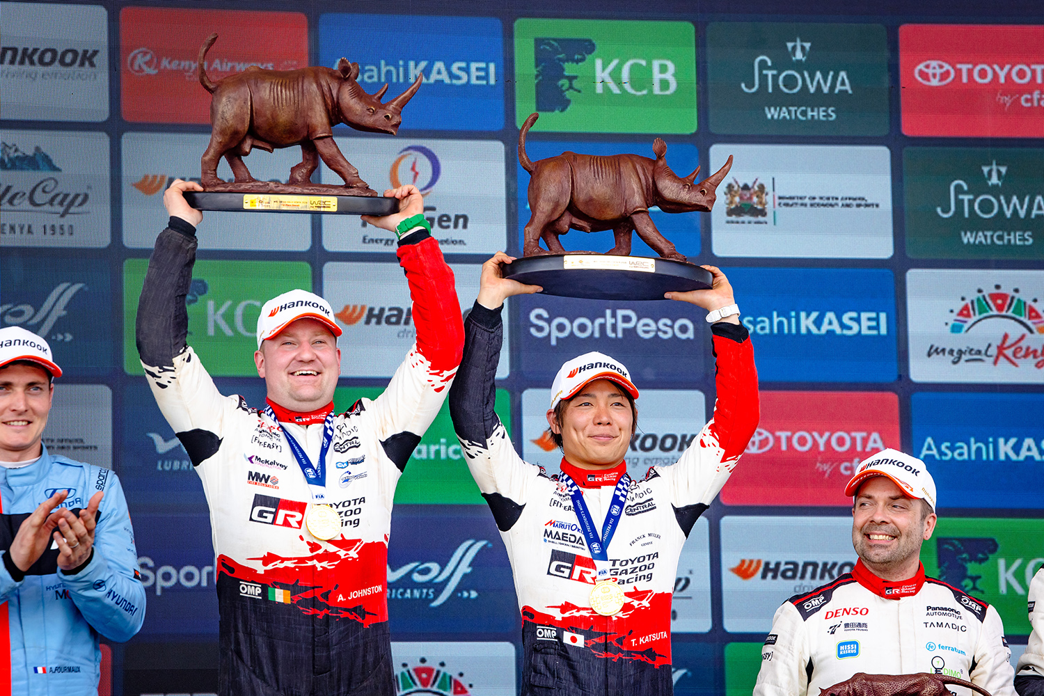 WRC（世界ラリー選手権）第3戦「サファリ・ラリー・ケニア」で初優勝を飾った勝田貴元選手