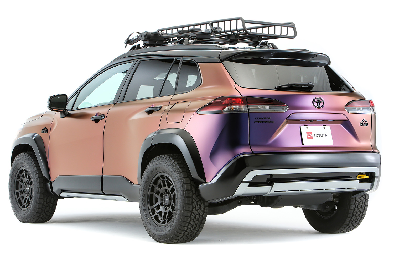 トヨタ・カローラクロスNASUエディションのリヤスタイリング