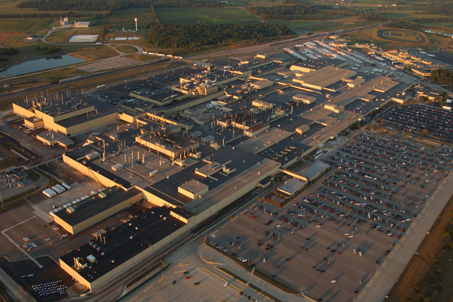 アメリカ・オハイオ州にあるホンダのメアリズビルオートプラント