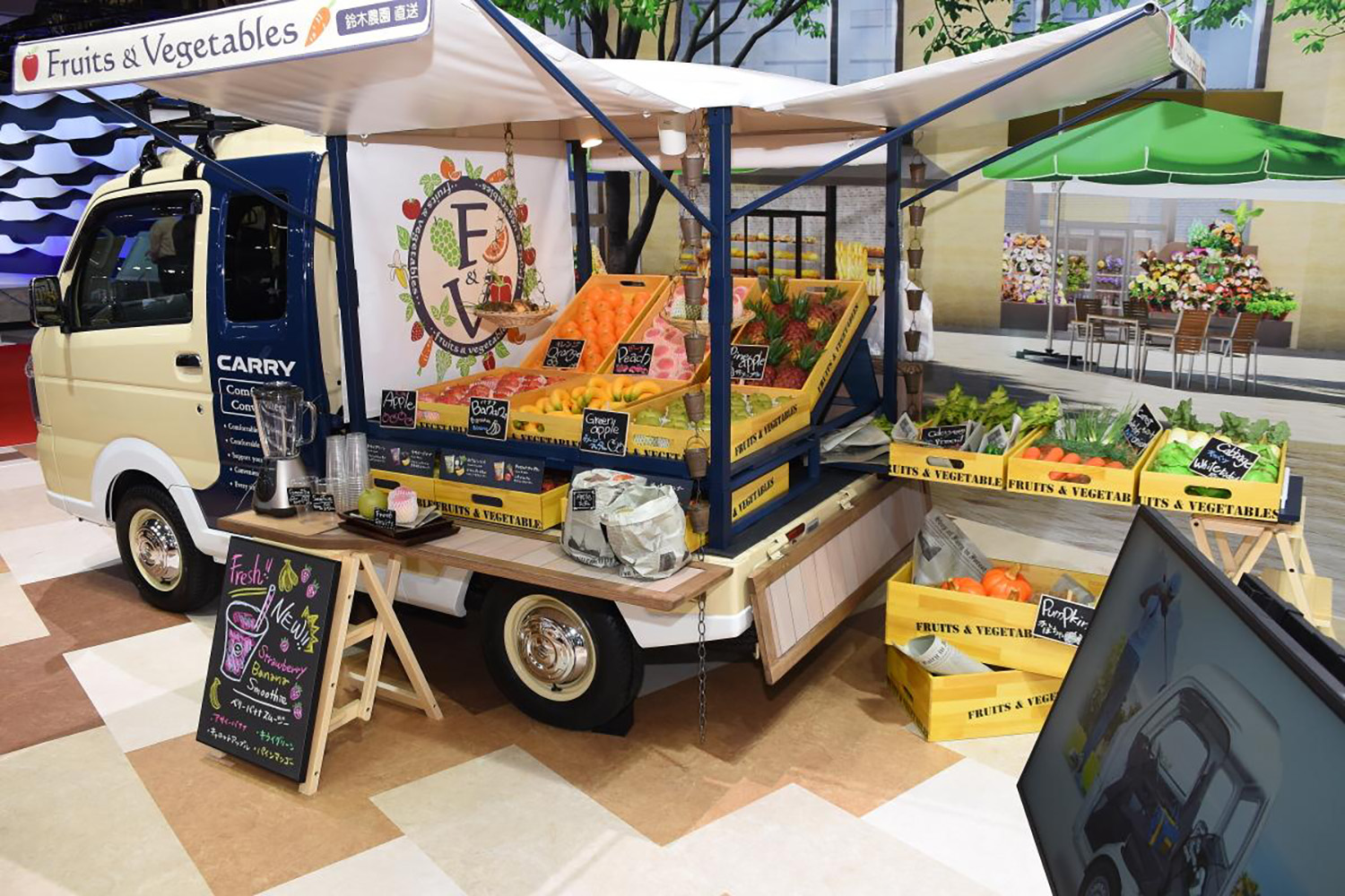 2017年の東京モーターショーで展示されたコンセプト軽トラ