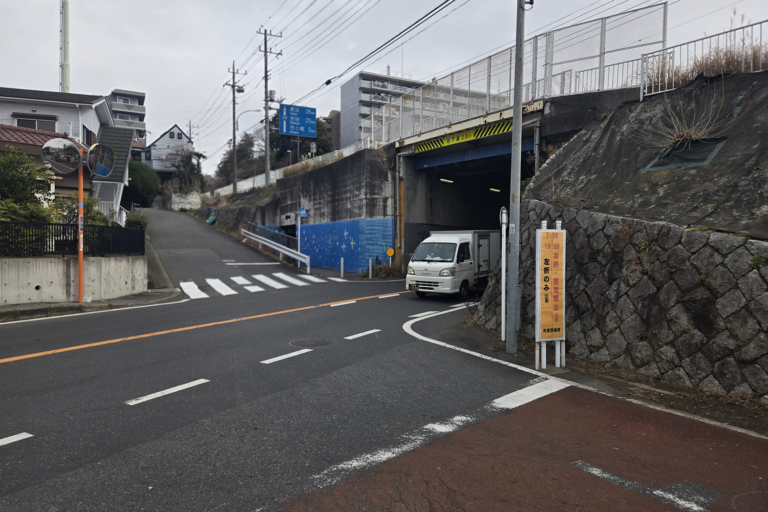 恩田陸橋下交差点