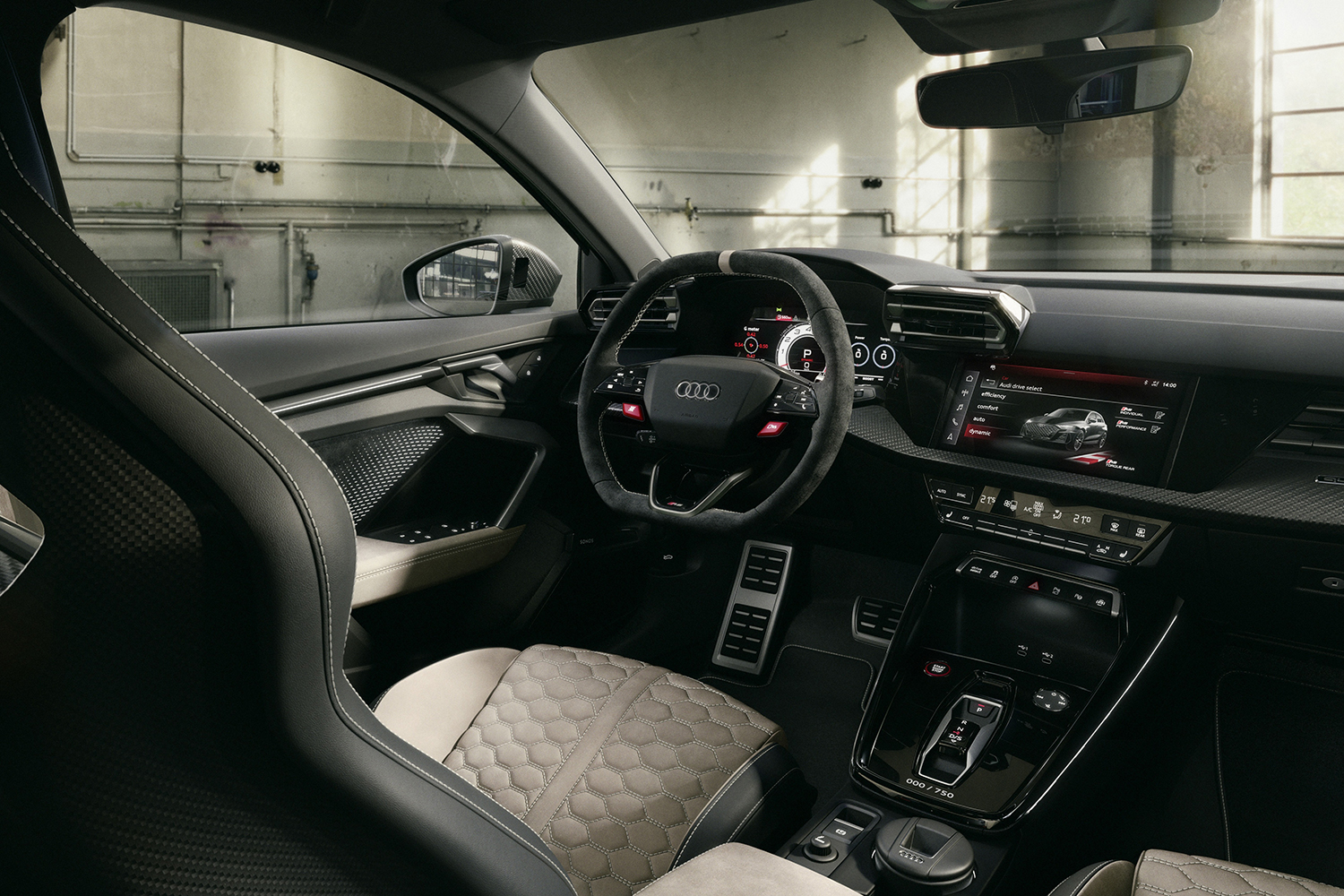 アウディRS3 コンペティション・リミテッドのインテリア
