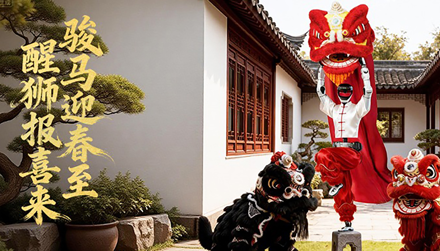 ヒューマノイドロボットによる春節パフォーマンス