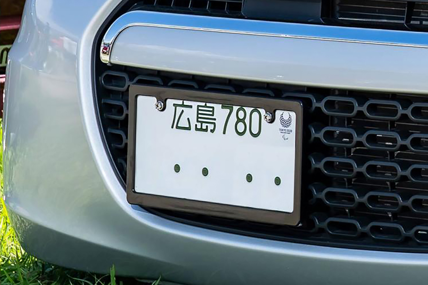 オリンピックナンバーを装着した軽自動車 〜 画像6