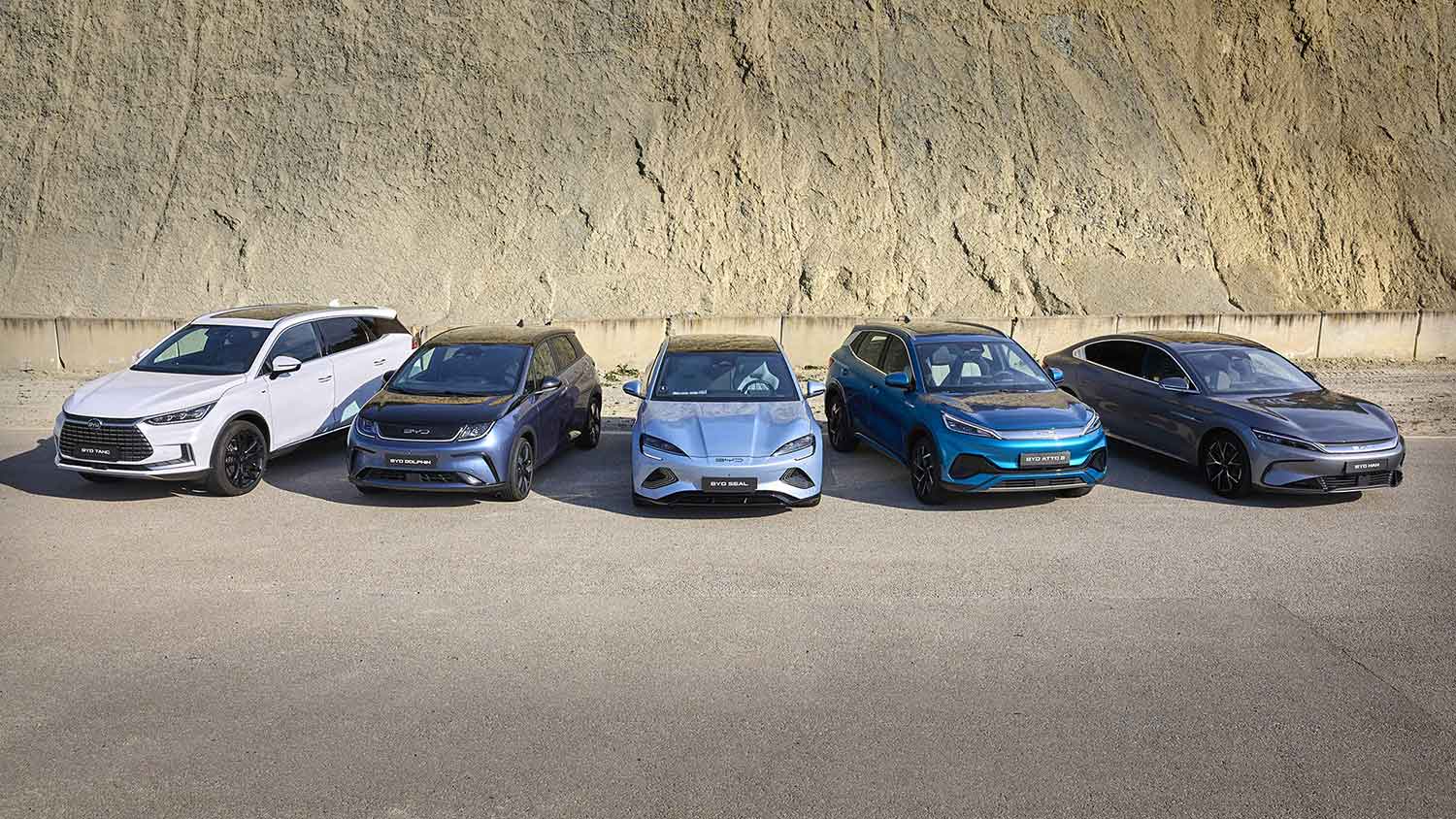 BYDのラインアップイメージ