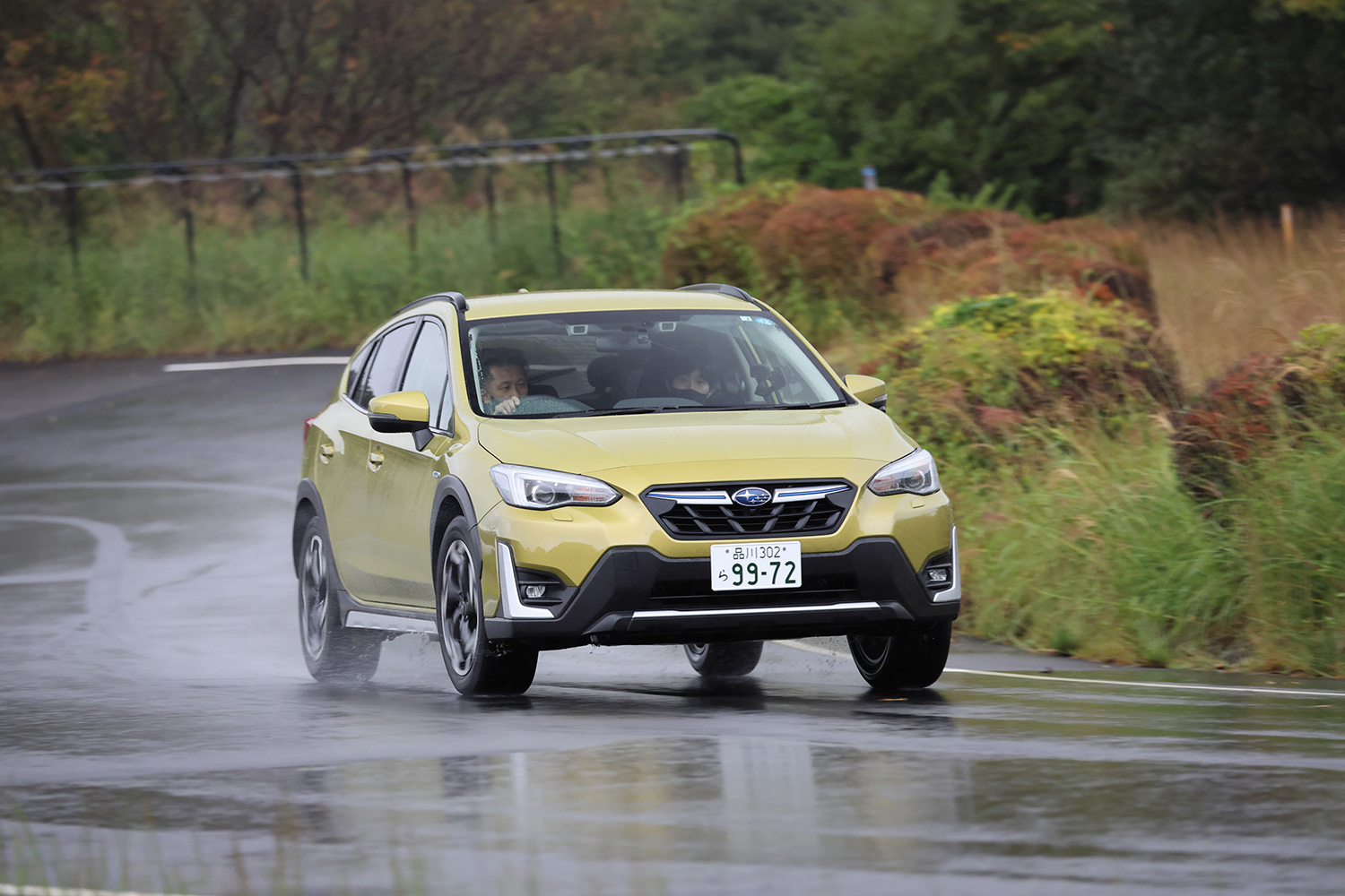 雨の日に走行するイメージ