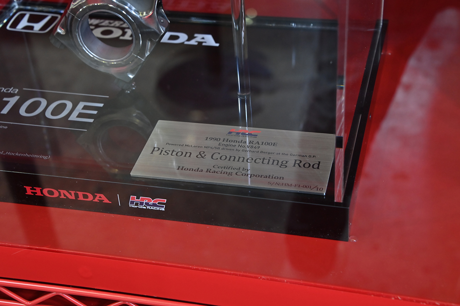 ベルガーが操ったV10エンジンのパーツでHRCがアクセサリーを作ったぞ 〜 画像3