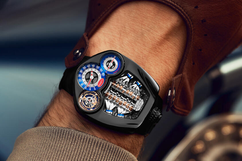 時計のなかでV16エンジンが駆動ってどんなメカニズムよ!?　１億5000万円でも安く感じるジェイコブ＆Co×ブガッティのコラボウォッチ