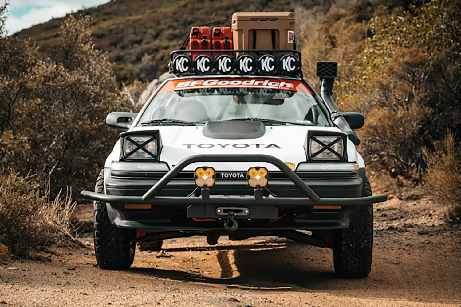 ノリと勢いで魔改造されたAE92のオフロードマシンが見た目も中身も半端じゃない仕上がり具合だった