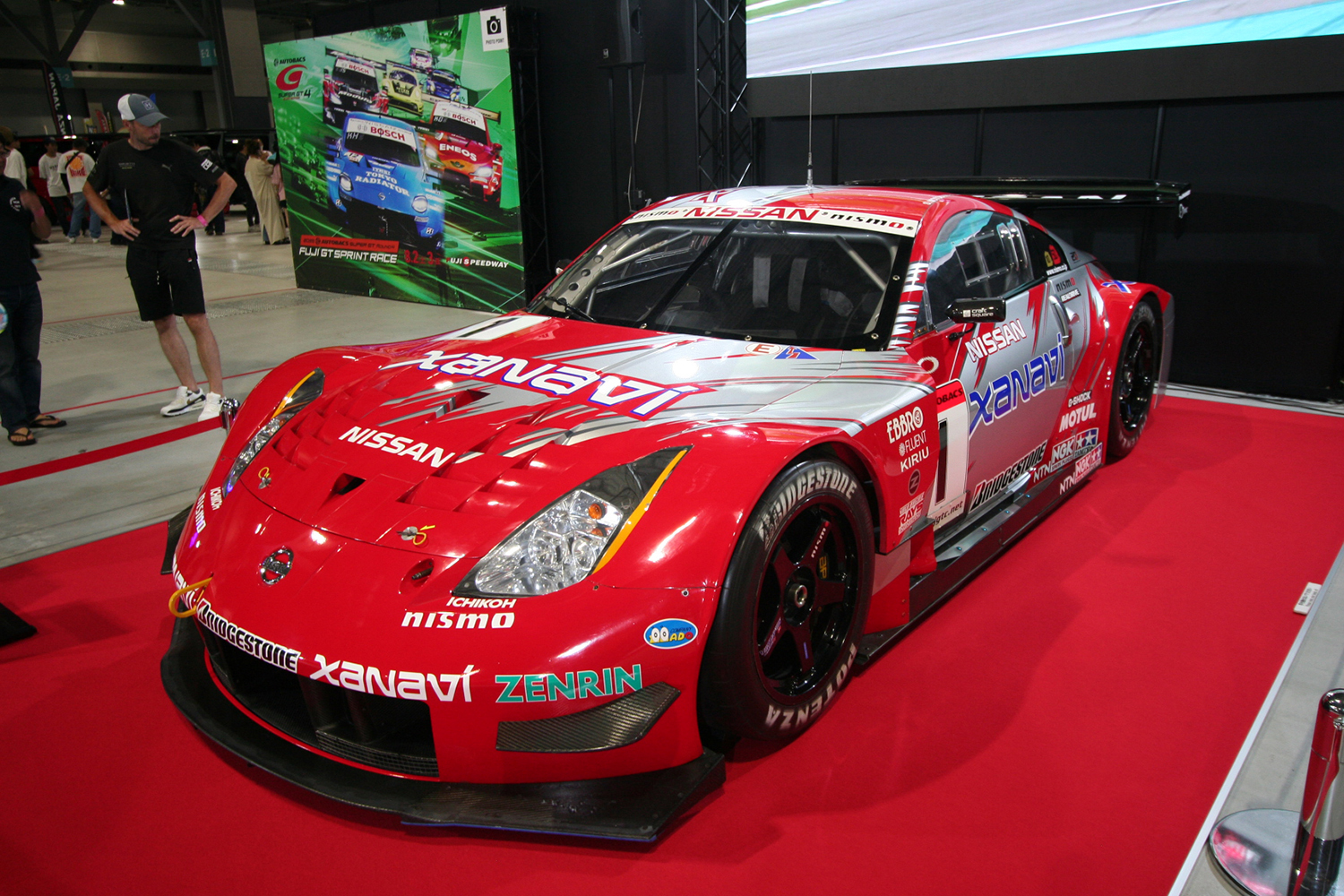 SUPER GTの車両展示のイメージ