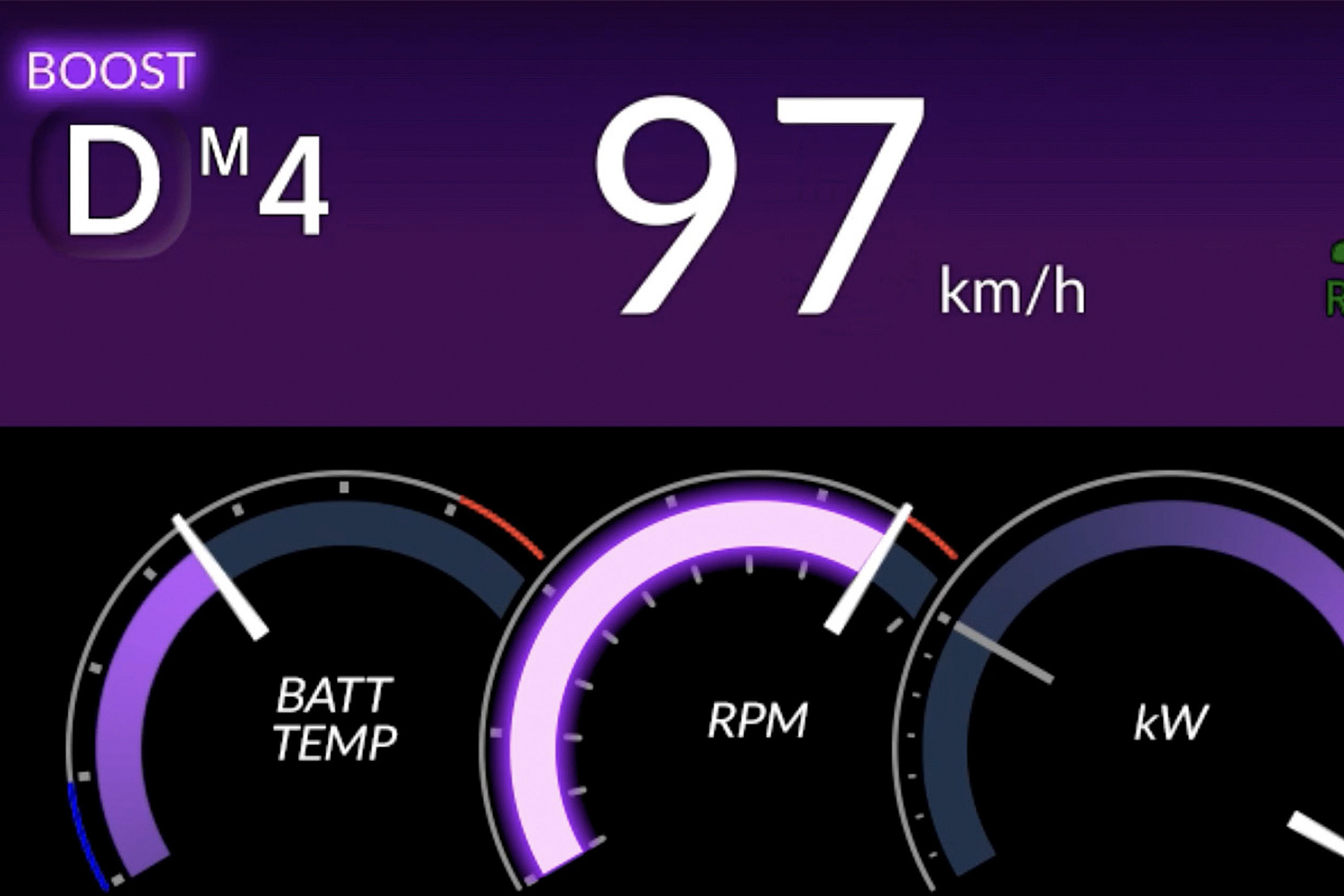 ホンダ Super-ONE のブーストモード