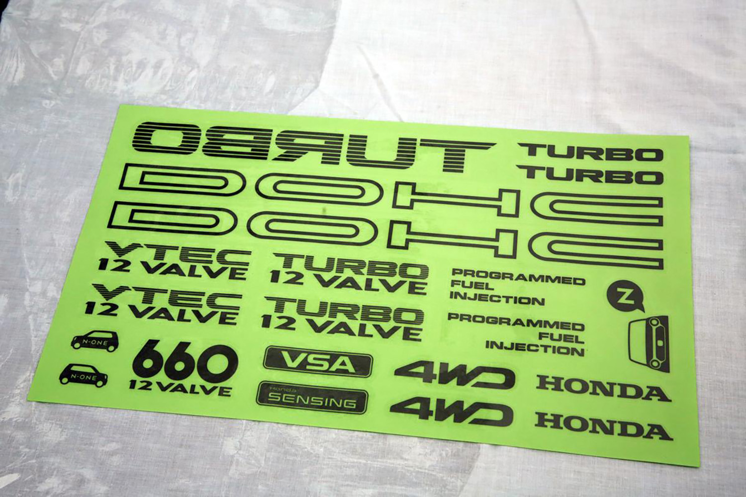 ホンダ N-ONE用のデカール 〜 画像9