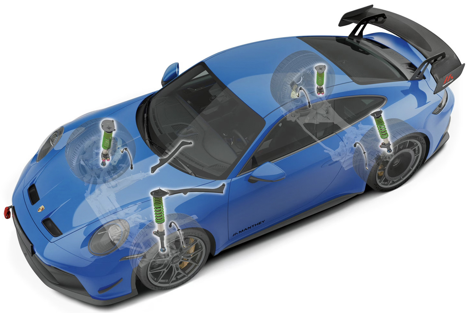 ポルシェ 911GT3 マンタイキット装着車 〜 画像8