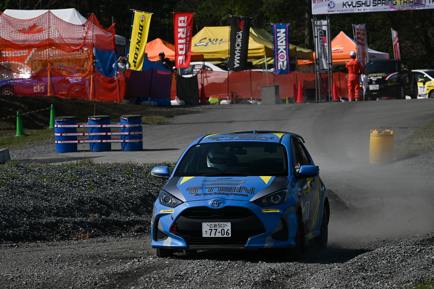 全日本ダートトライアル選手権・第2戦「KYUSHU SPRING TRIAL IN TAKATA」の様子