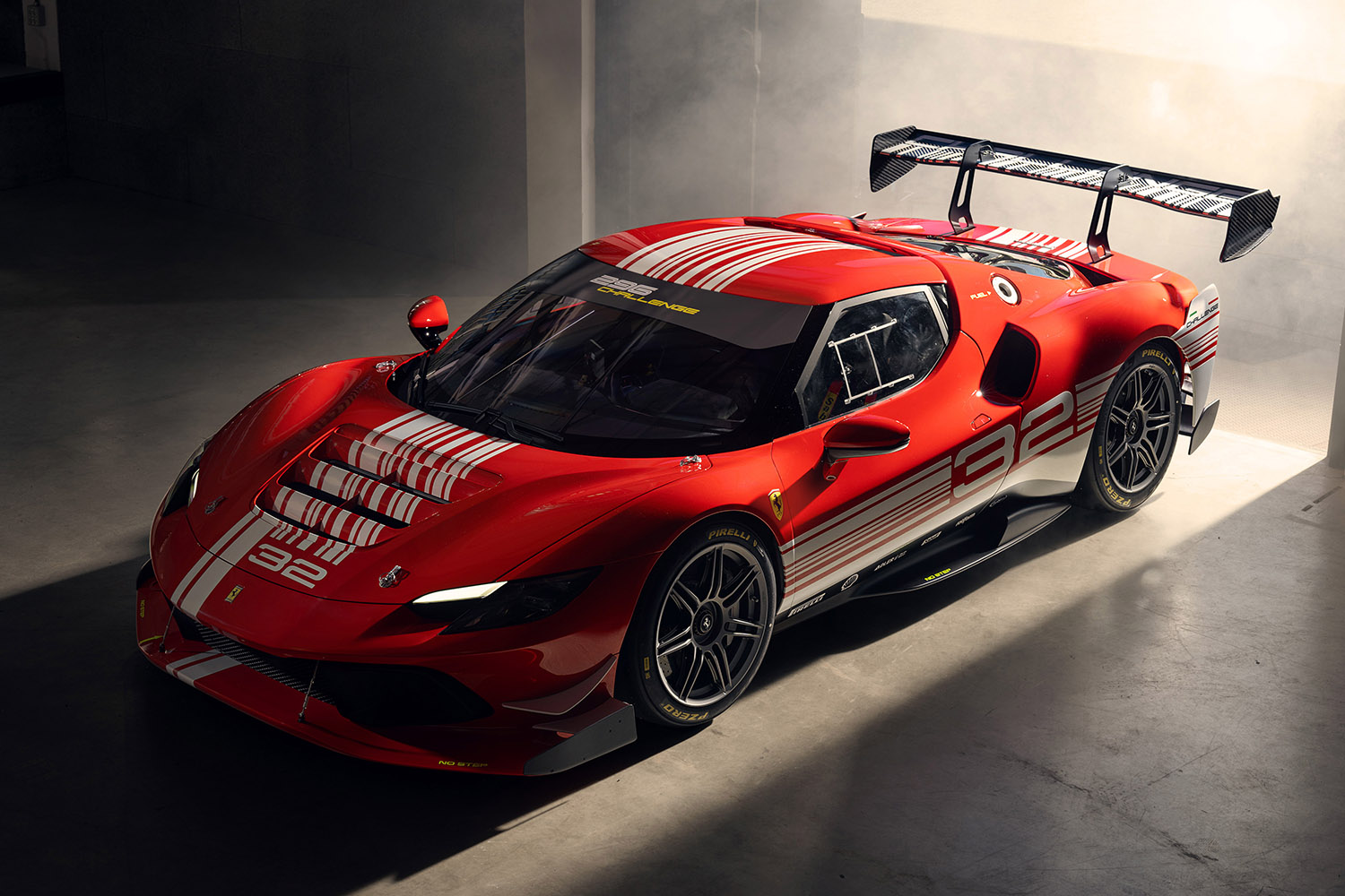 フェラーリ296チャレンジのフロントスタイリング