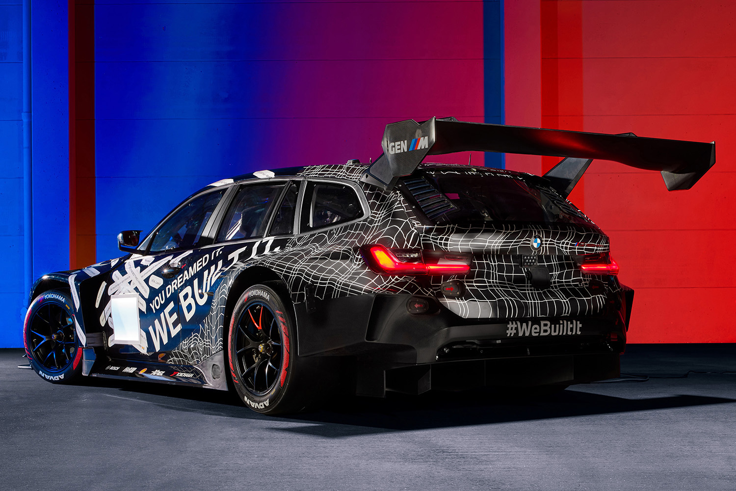 BMW M3ツーリング 24Hのリヤスタイリング