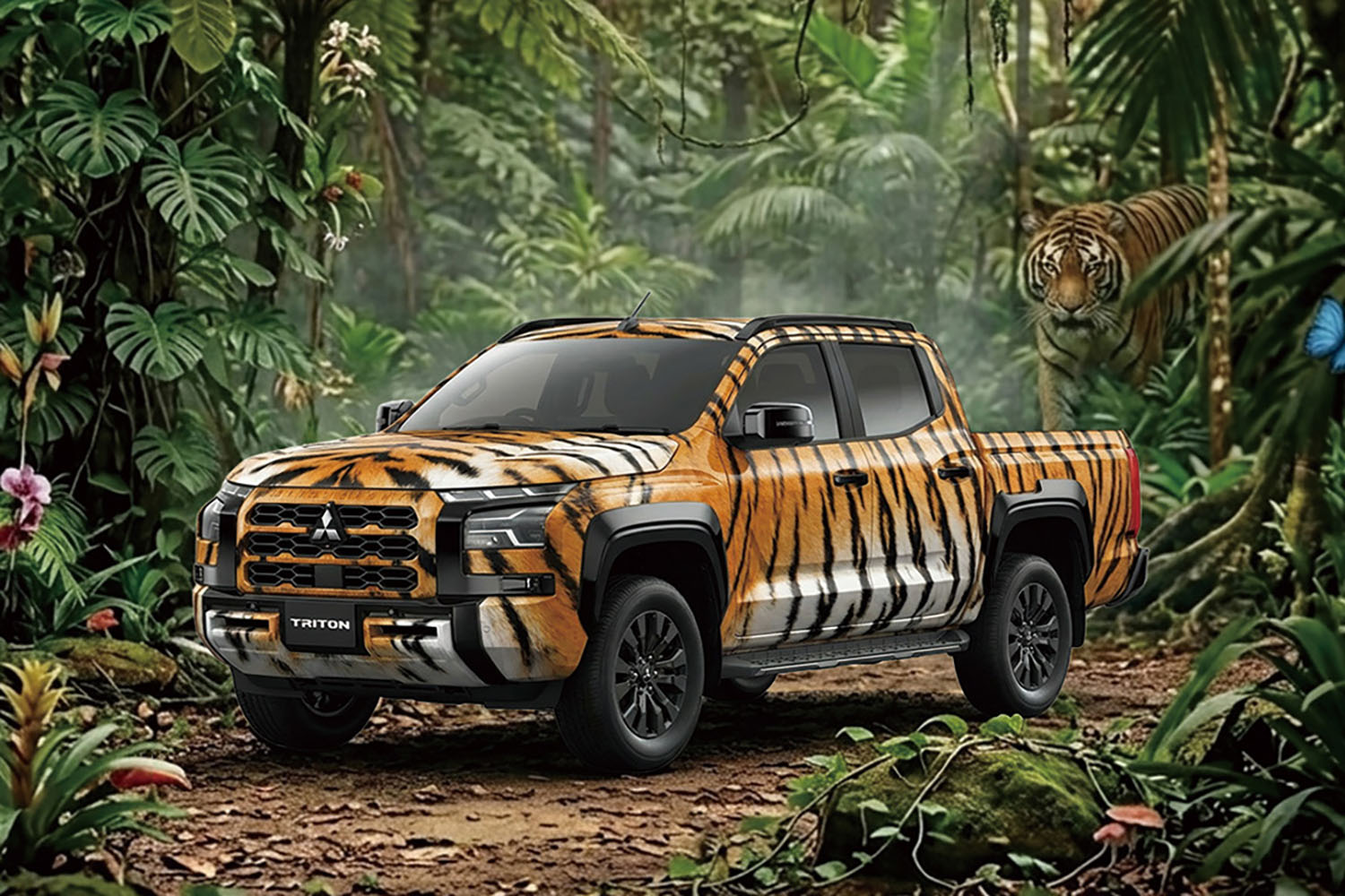 三菱・虎イトンのフロントスタイリング