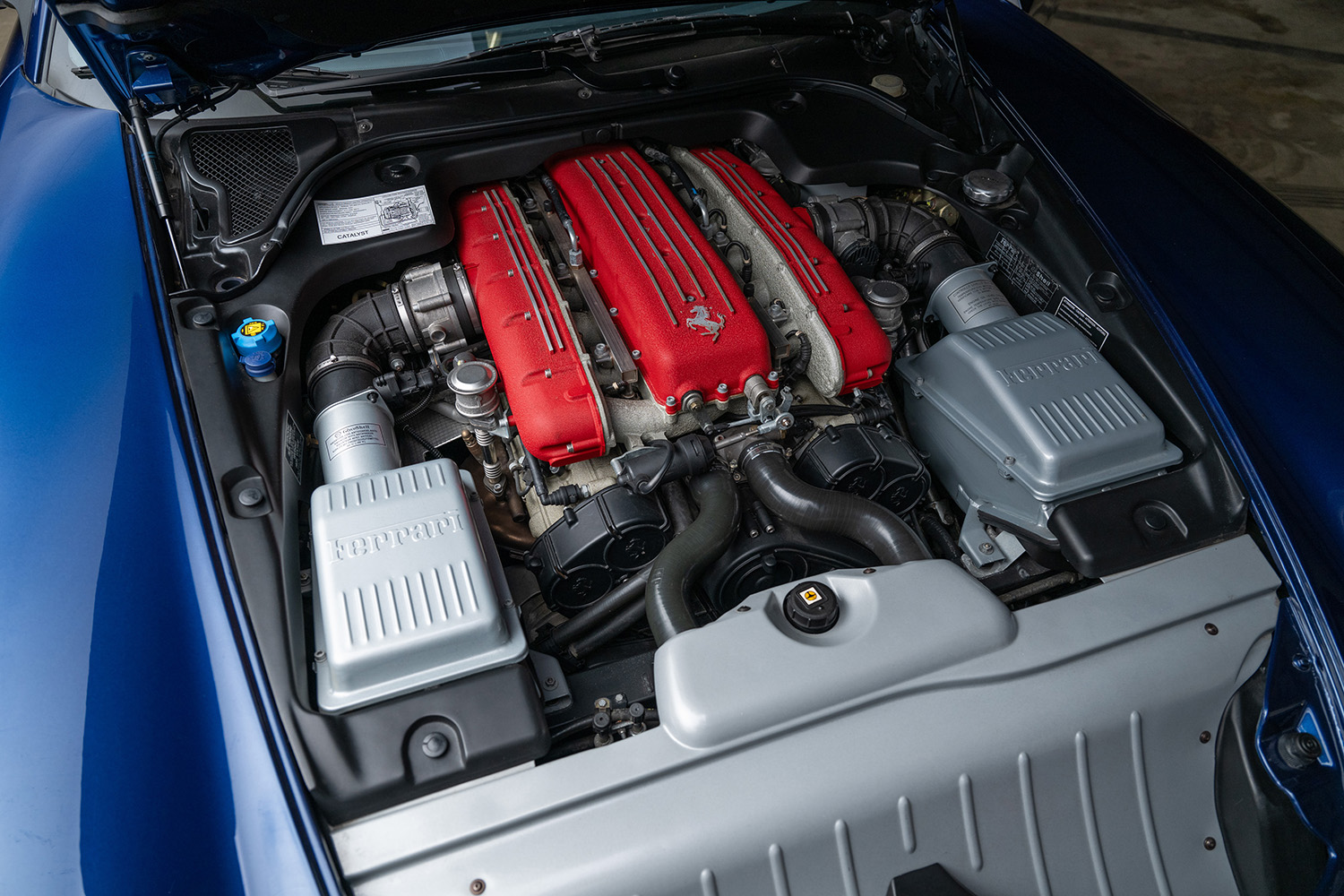 フェラーリ612スカリエッティのエンジン 〜 画像3