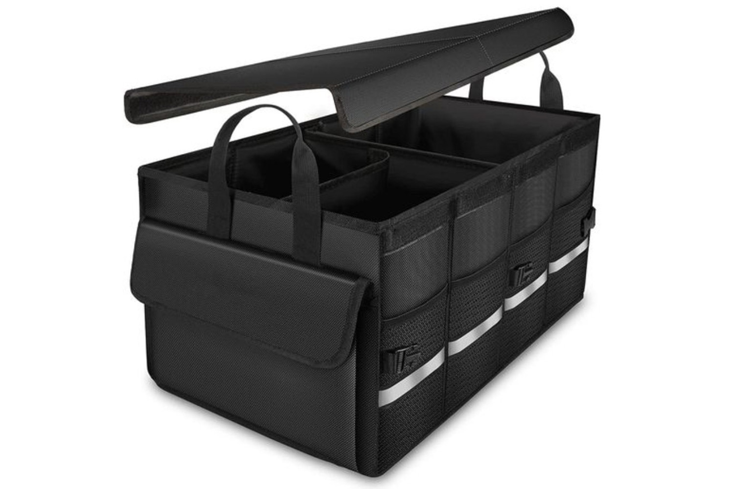 ラゲッジスペースの整理整頓用のプラスチックケース