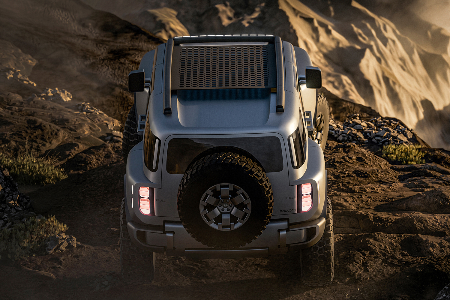 「ボルダーコンセプト」はヒョンデ版のラングラーかそれともブロンコか 〜 画像9