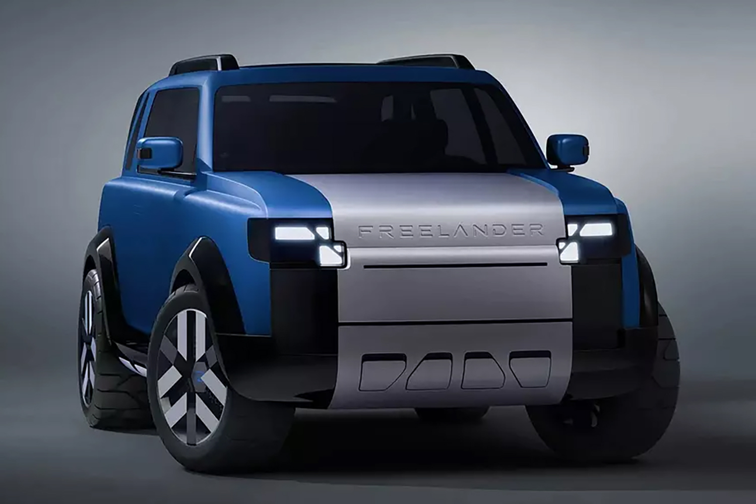 チェリージャガー・ランドローバーのコンセプトモデルのフロントスタイリング