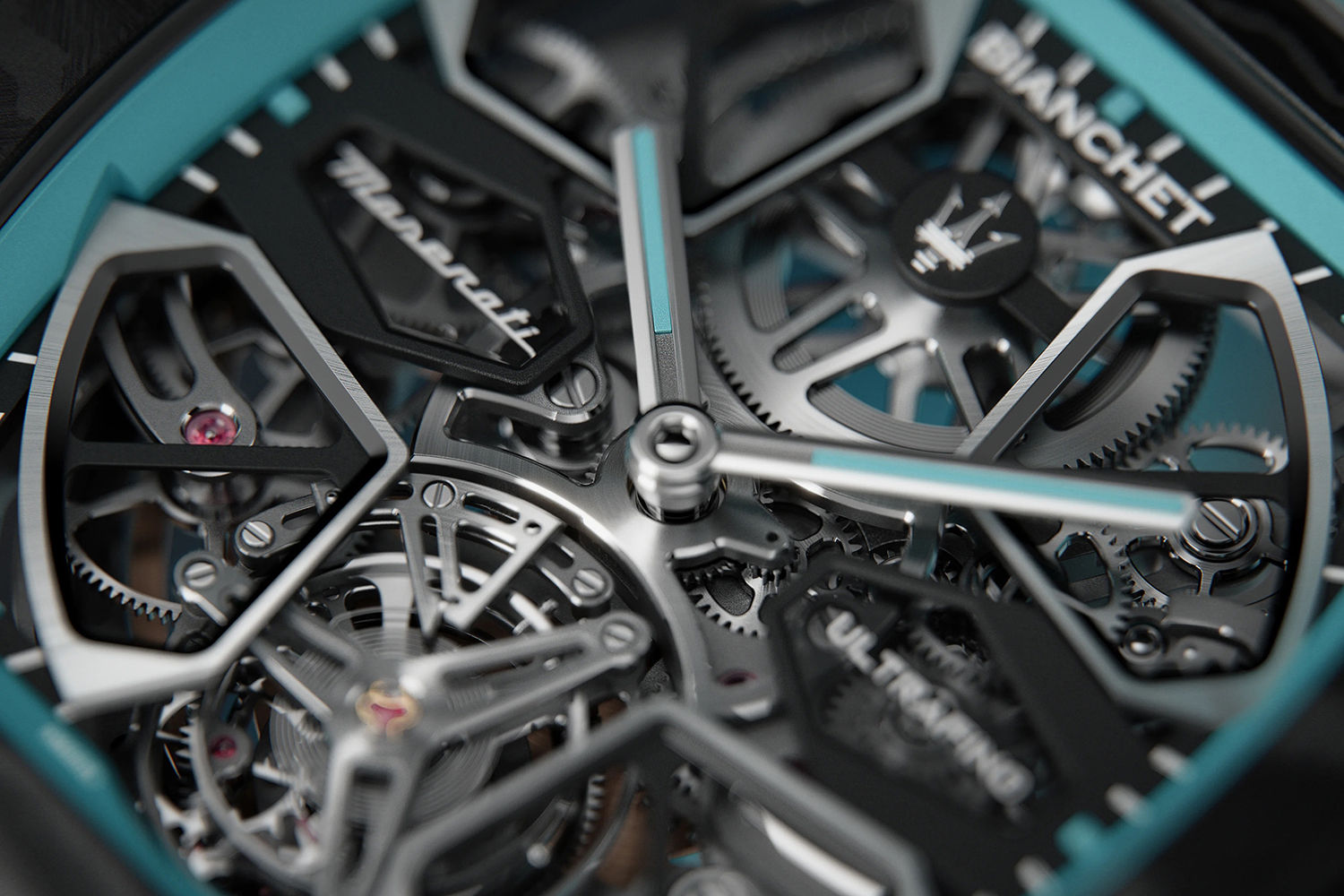 マセラティの腕時計「ウルトラフィノ・マセラティ・フライング・トゥールビヨン」