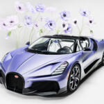 【画像】愛娘向けに作った花柄シートに花柄ウイングのキュートなクルマ……だが中身は1600馬力で最高速450km/hの怪物ブガッティってどんだけアンマッチ!? 〜 画像7