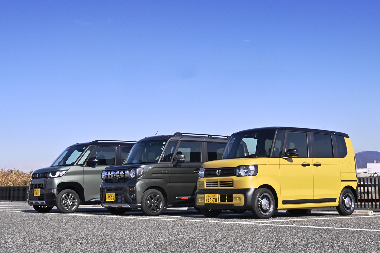 スーパーハイト軽自動車並び