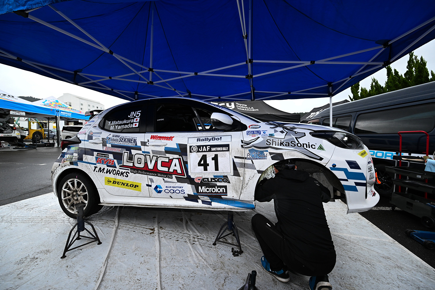 松倉選手の「DL☆セキネン鹿ソニックLOVCAヤリス」 〜 画像13