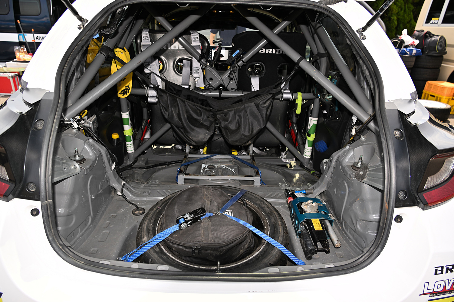 松倉選手の「DL☆セキネン鹿ソニックLOVCAヤリス」のロールケージ 〜 画像43