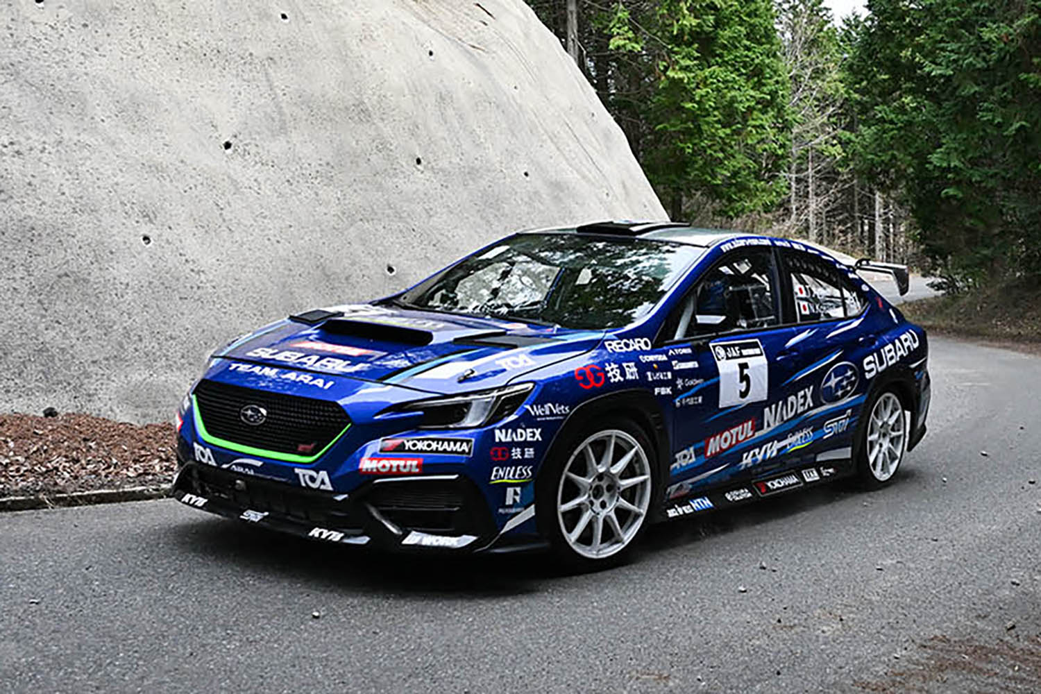 咲くシーズンまで全日本ラリーに投入されていたSUBARU WRX S4