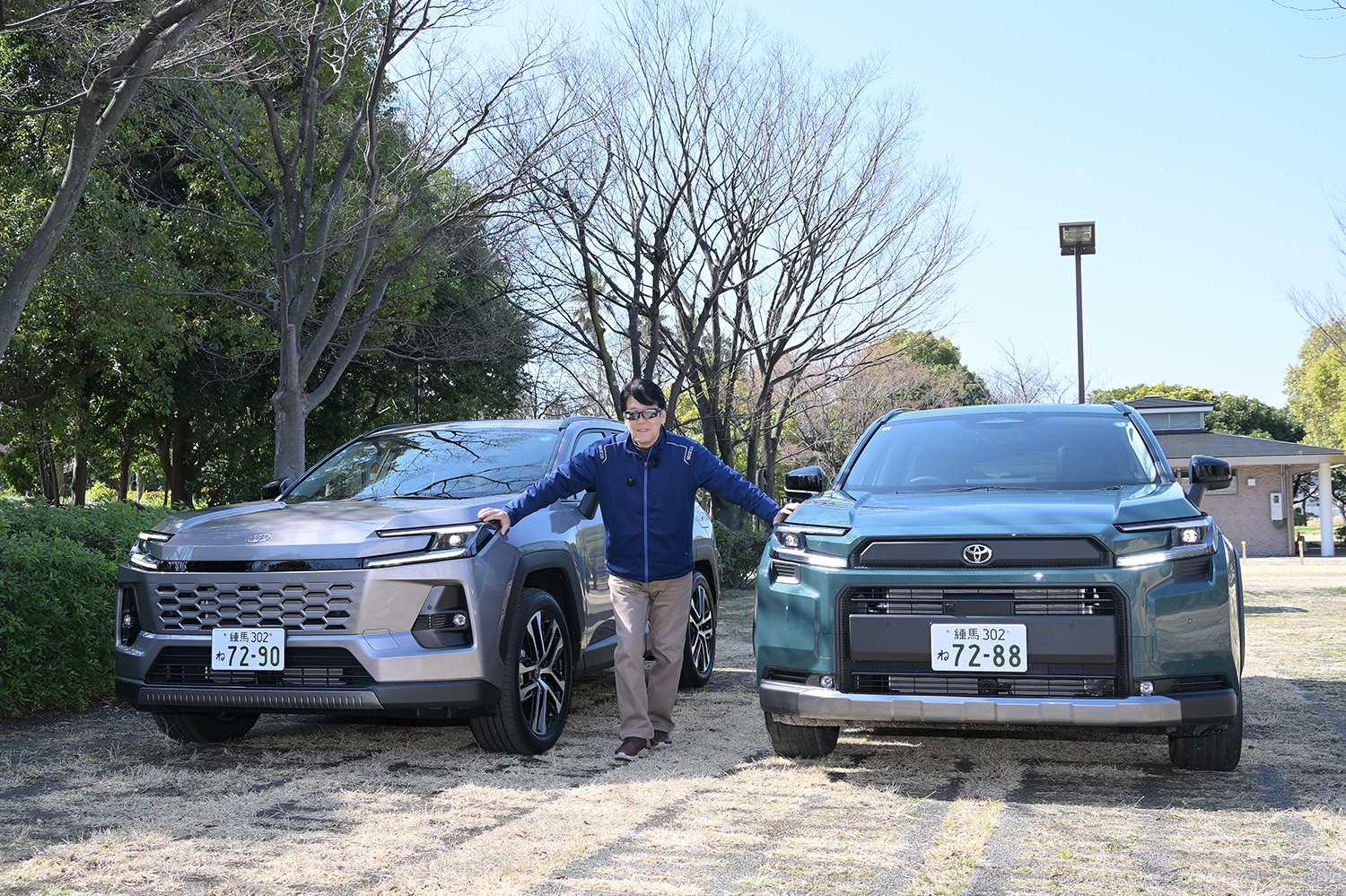 新型トヨタRAV4と中谷明彦さん