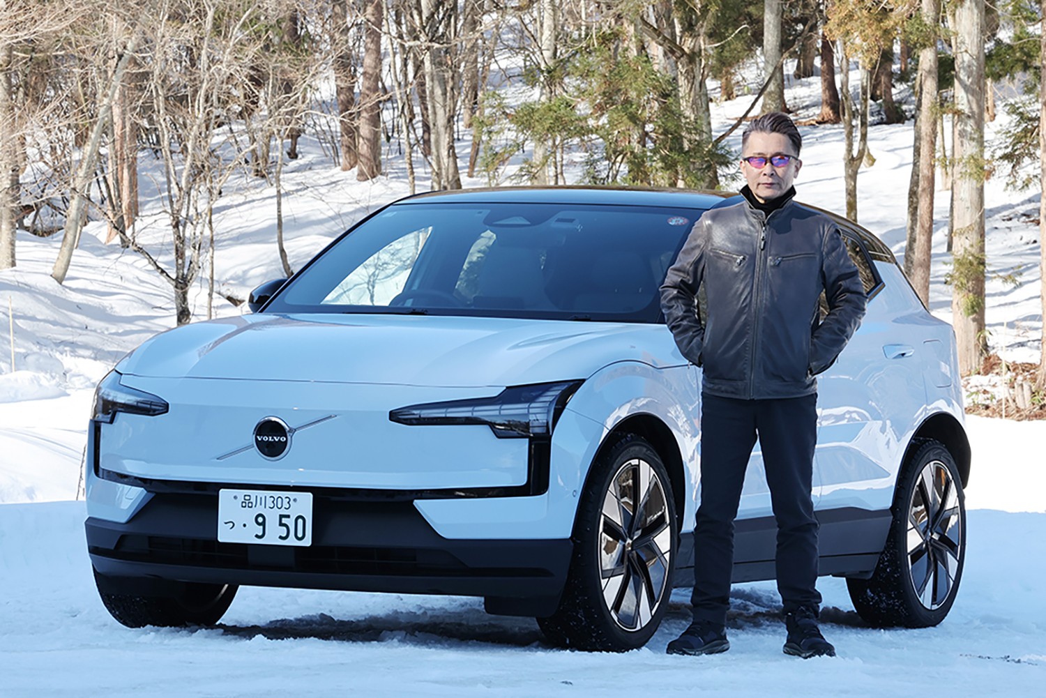 【試乗】エンジンじゃ出せない「緻密な加減速」を見事に実現！　EX30ツインモーターの実力が雪上で明らかに